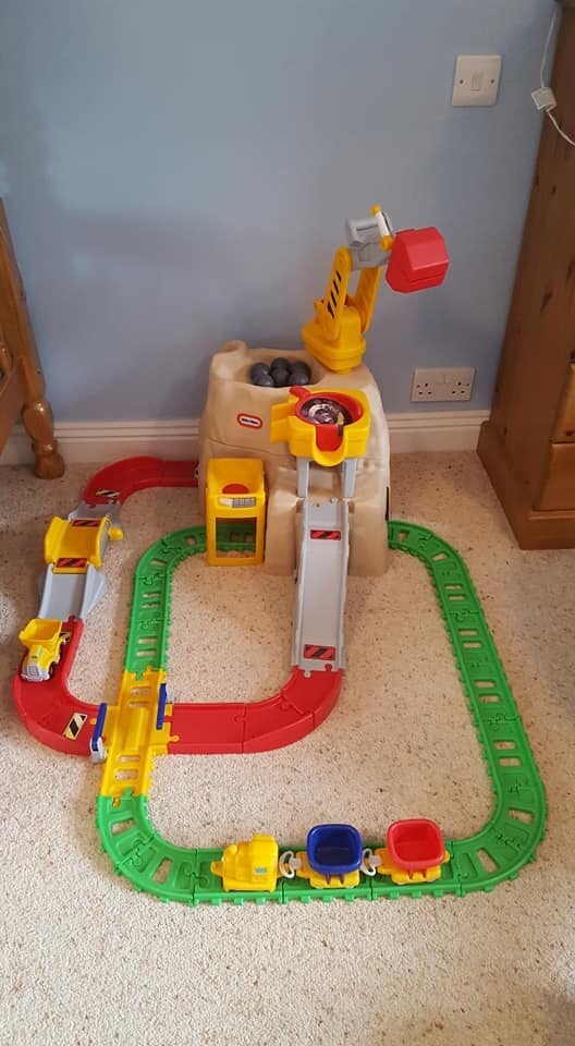 little tikes big adventures construction peak rail and road play set